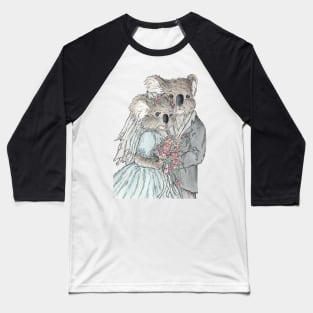 Koala Wedding Baseball T-Shirt